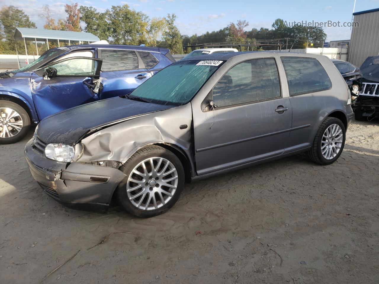 2005 Volkswagen Gti  Gray vin: 9BWDE61J954036014