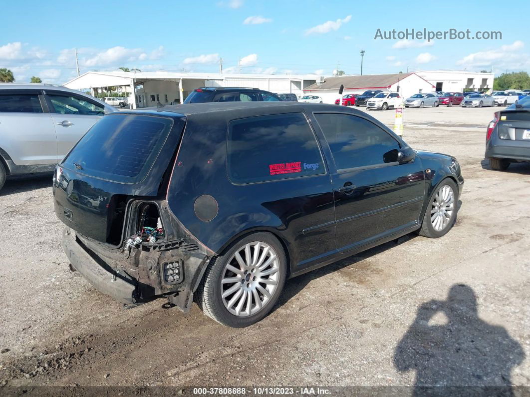 2005 Volkswagen Gti 1.8t Black vin: 9BWDE61JX54027127