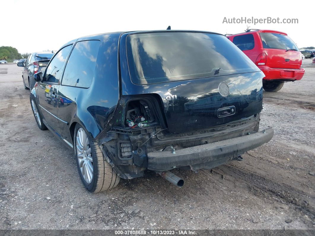 2005 Volkswagen Gti 1.8t Black vin: 9BWDE61JX54027127