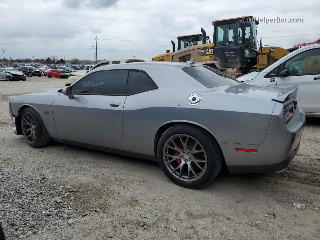 2015 Dodge Challenger Srt 392 Silver vin: 2C3CDZDJ8FH718087