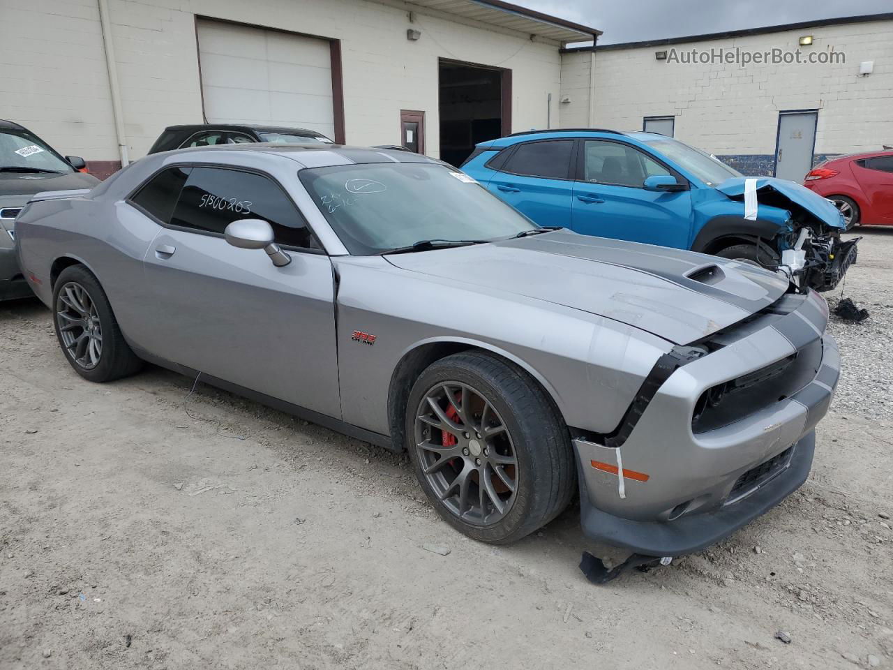 2015 Dodge Challenger Srt 392 Silver vin: 2C3CDZDJ8FH718087