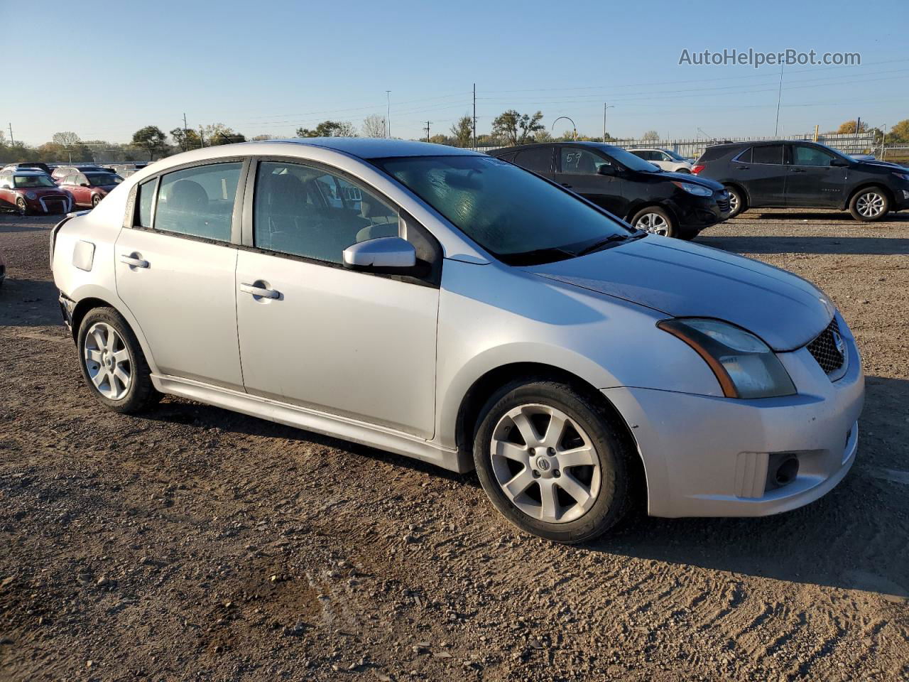 2012 Nissan Sentra Silver vin: DPSM130069