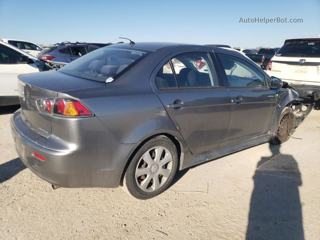 2015 Mitsubishi Lancer Es Silver vin: JA32U2FU0FU017464