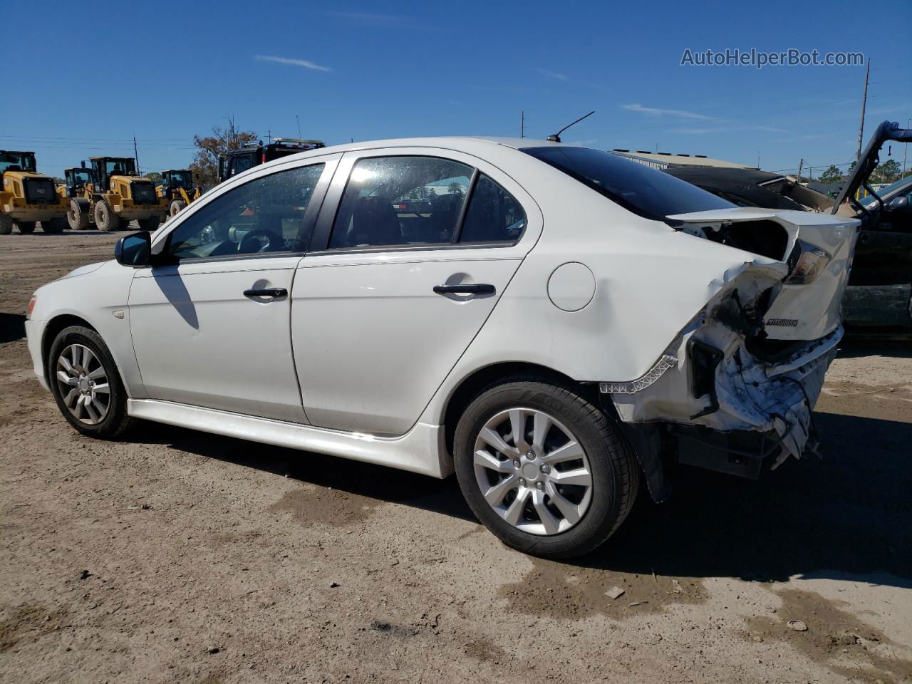 2013 Mitsubishi Lancer Es/es Sport White vin: JA32U2FU1DU018698