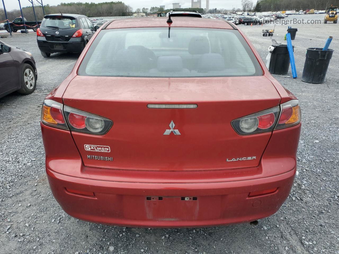 2013 Mitsubishi Lancer Es/es Sport Red vin: JA32U2FU1DU022783