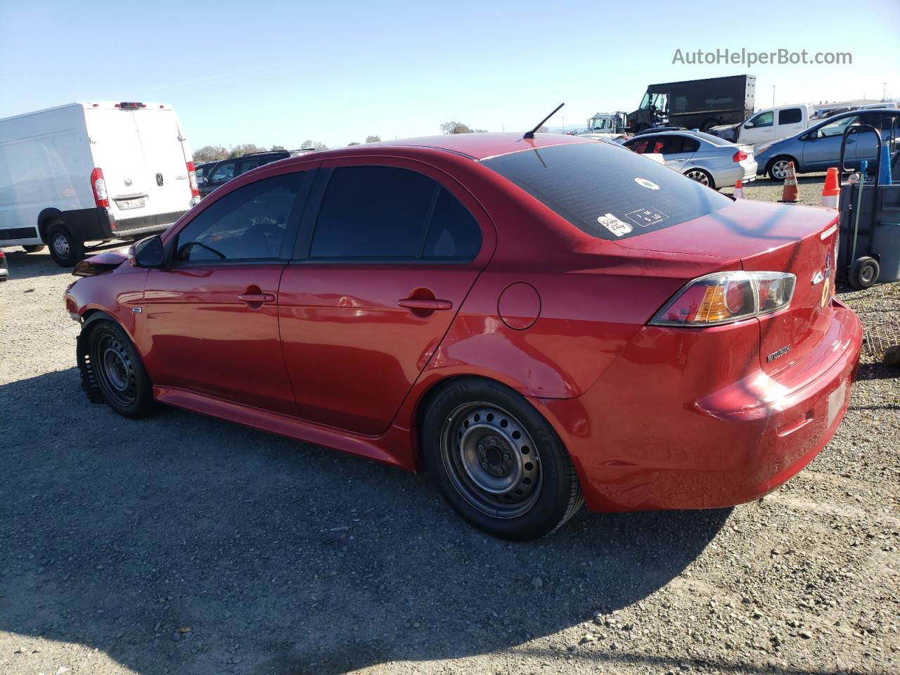 2015 Mitsubishi Lancer Es Red vin: JA32U2FU1FU015819