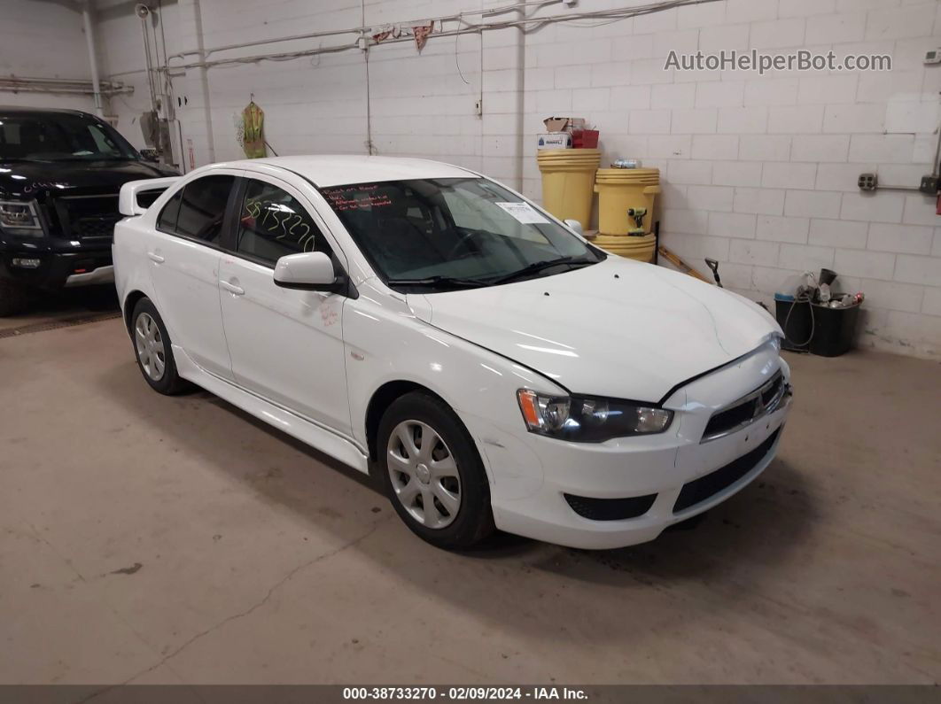 2013 Mitsubishi Lancer Es White vin: JA32U2FU2DU000291