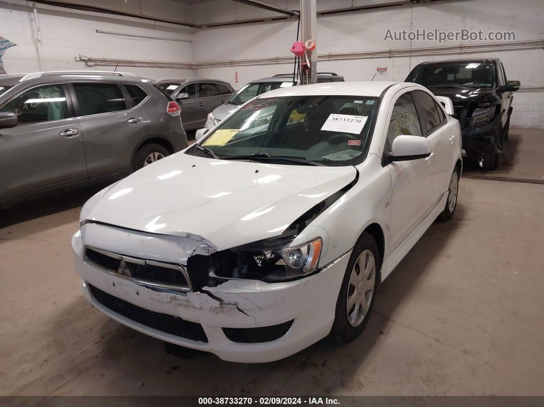 2013 Mitsubishi Lancer Es White vin: JA32U2FU2DU000291