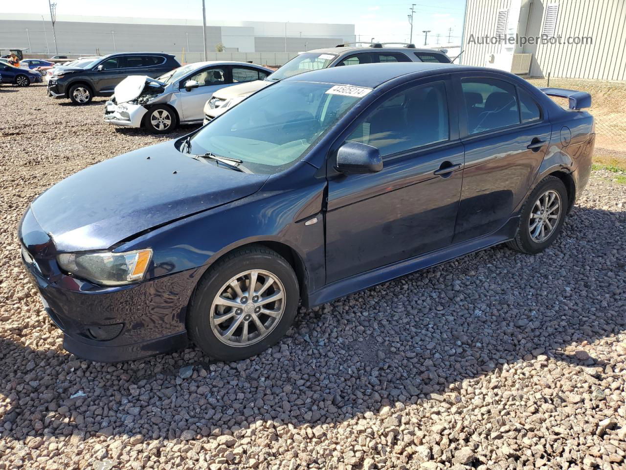 2013 Mitsubishi Lancer Es/es Sport Blue vin: JA32U2FU3DU007315