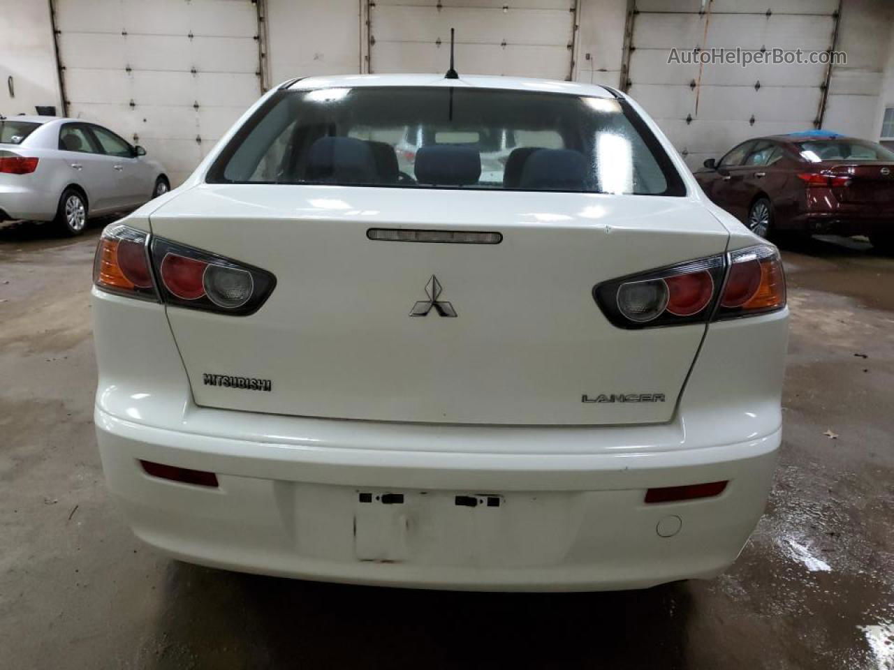 2015 Mitsubishi Lancer Es White vin: JA32U2FU3FU001579