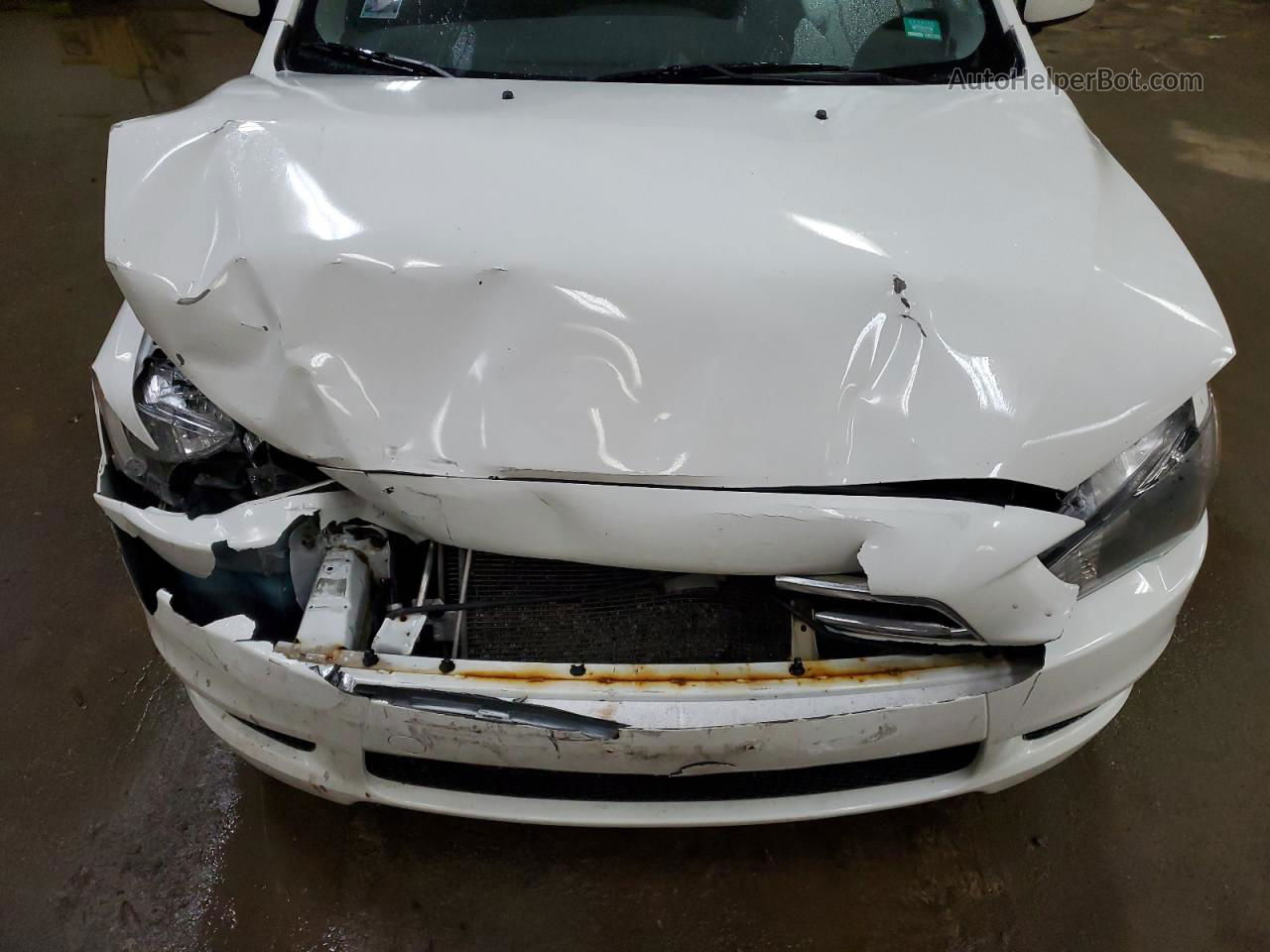 2015 Mitsubishi Lancer Es White vin: JA32U2FU3FU001579