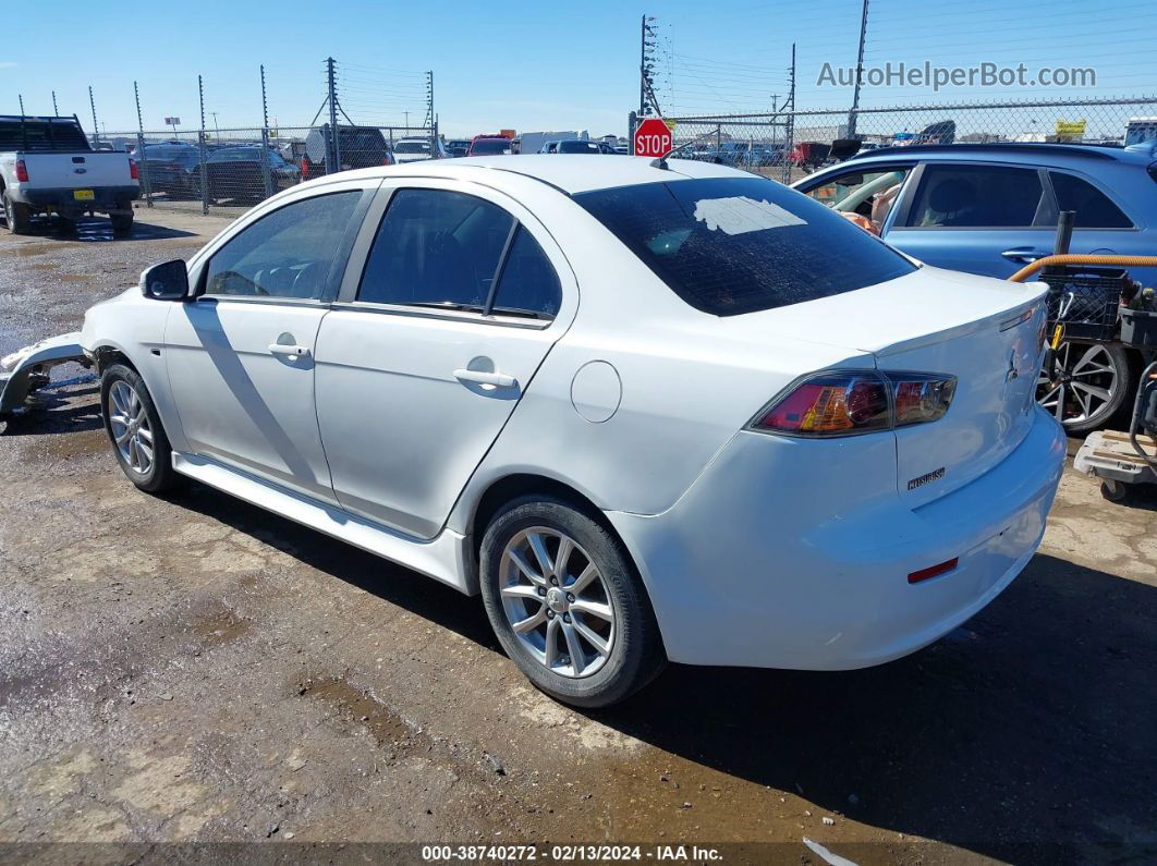 2015 Mitsubishi Lancer Es White vin: JA32U2FU3FU021850