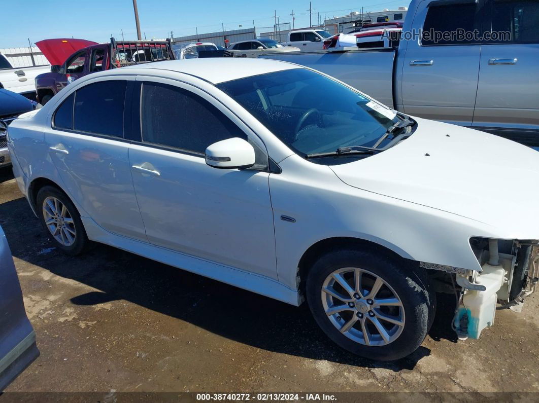 2015 Mitsubishi Lancer Es White vin: JA32U2FU3FU021850