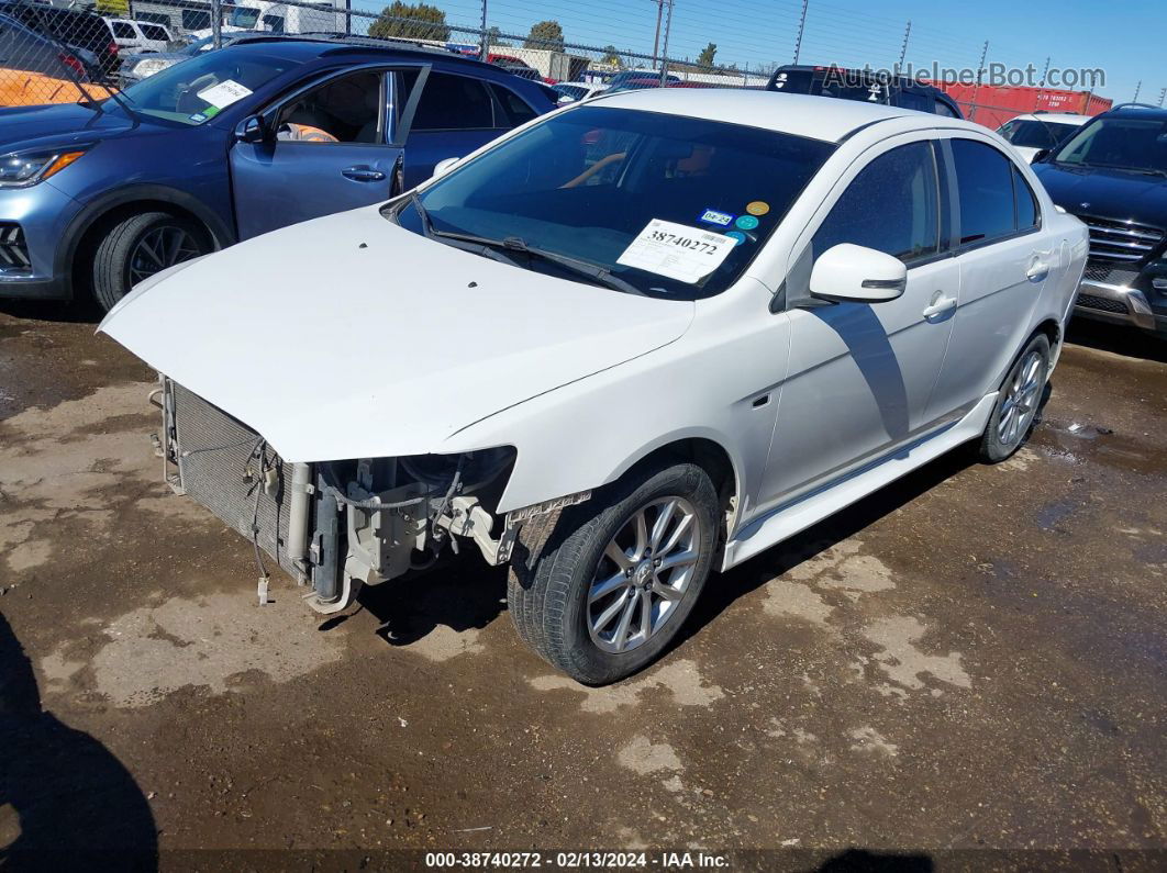 2015 Mitsubishi Lancer Es White vin: JA32U2FU3FU021850