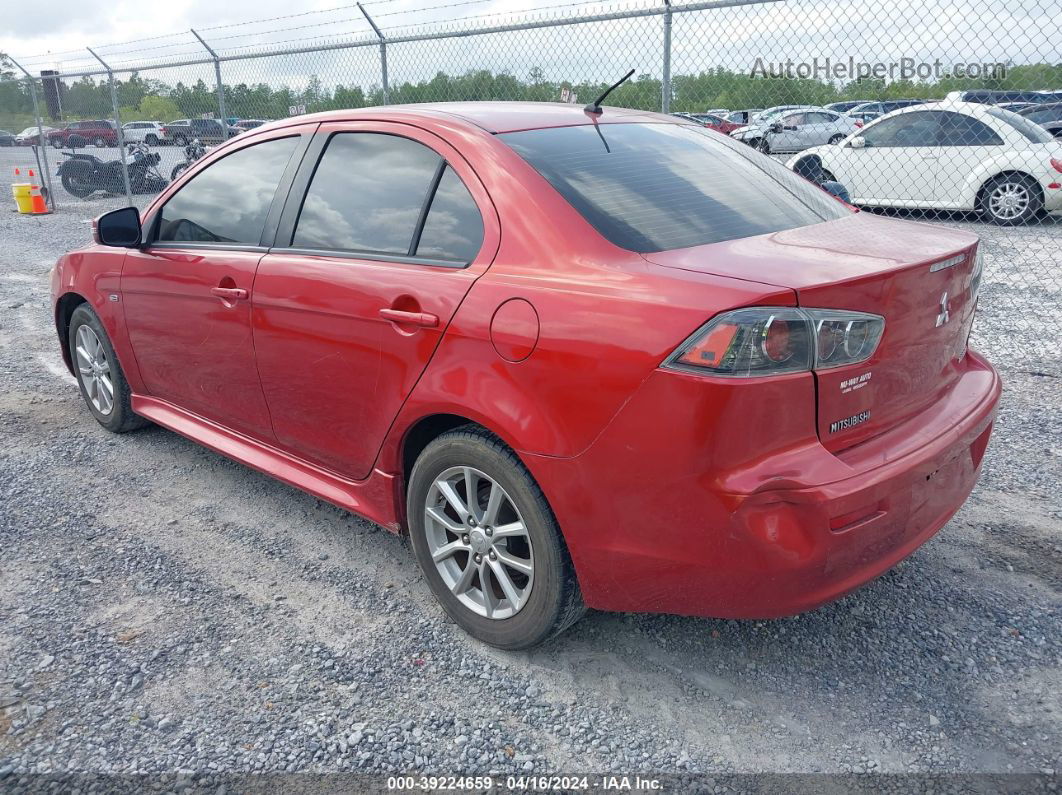 2016 Mitsubishi Lancer Es Красный vin: JA32U2FU3GU004662