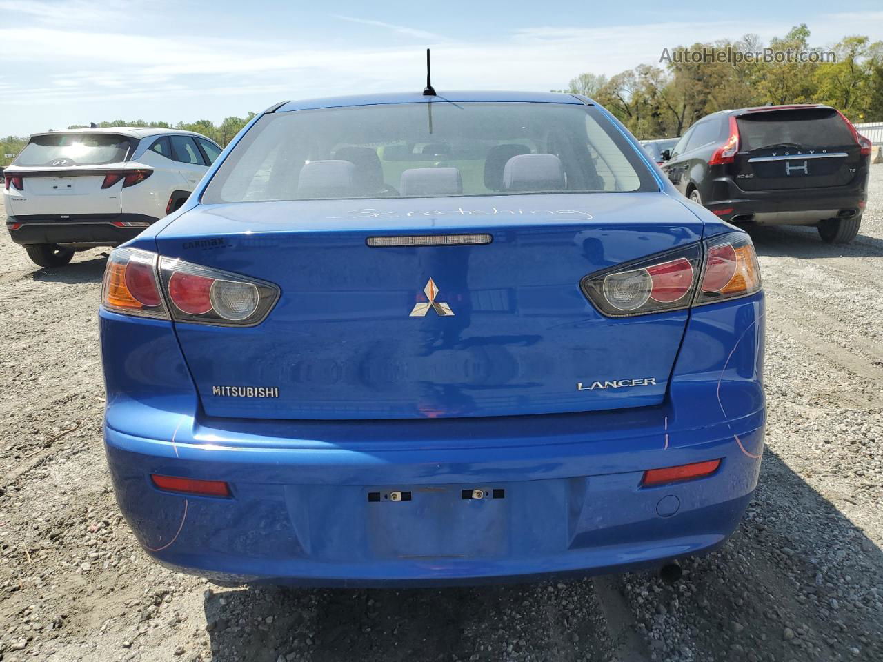 2016 Mitsubishi Lancer Es Blue vin: JA32U2FU4GU012155