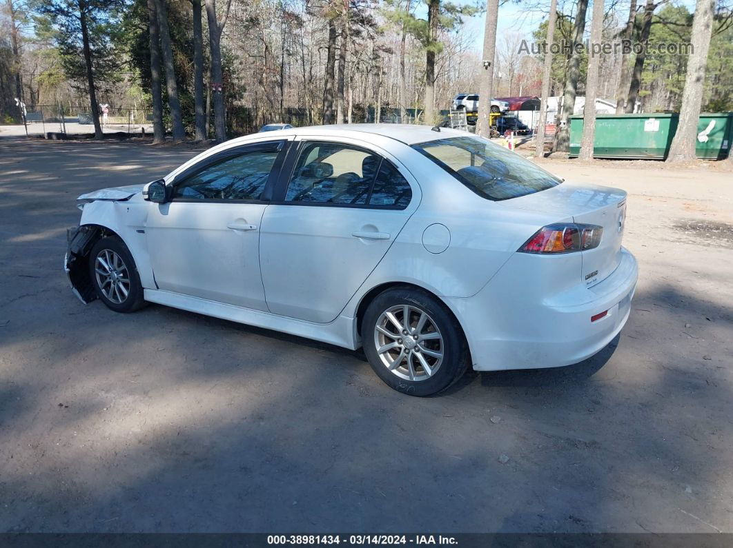 2016 Mitsubishi Lancer Es White vin: JA32U2FU5GU001312