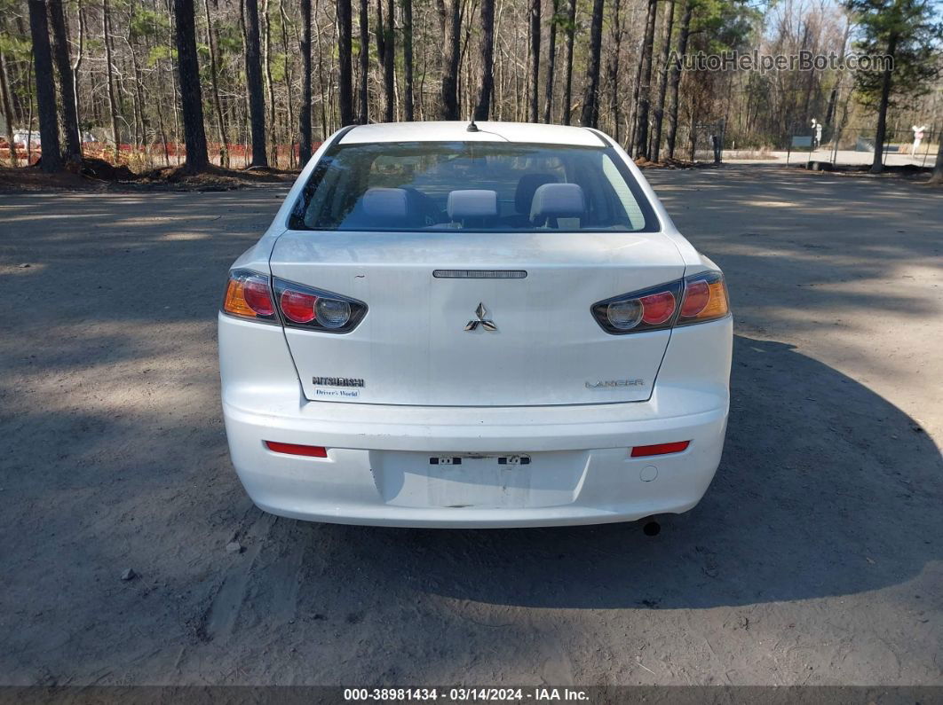 2016 Mitsubishi Lancer Es White vin: JA32U2FU5GU001312