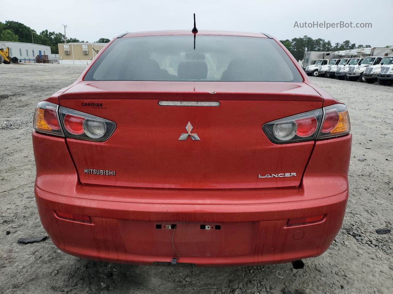 2015 Mitsubishi Lancer Es Red vin: JA32U2FU7FU025979