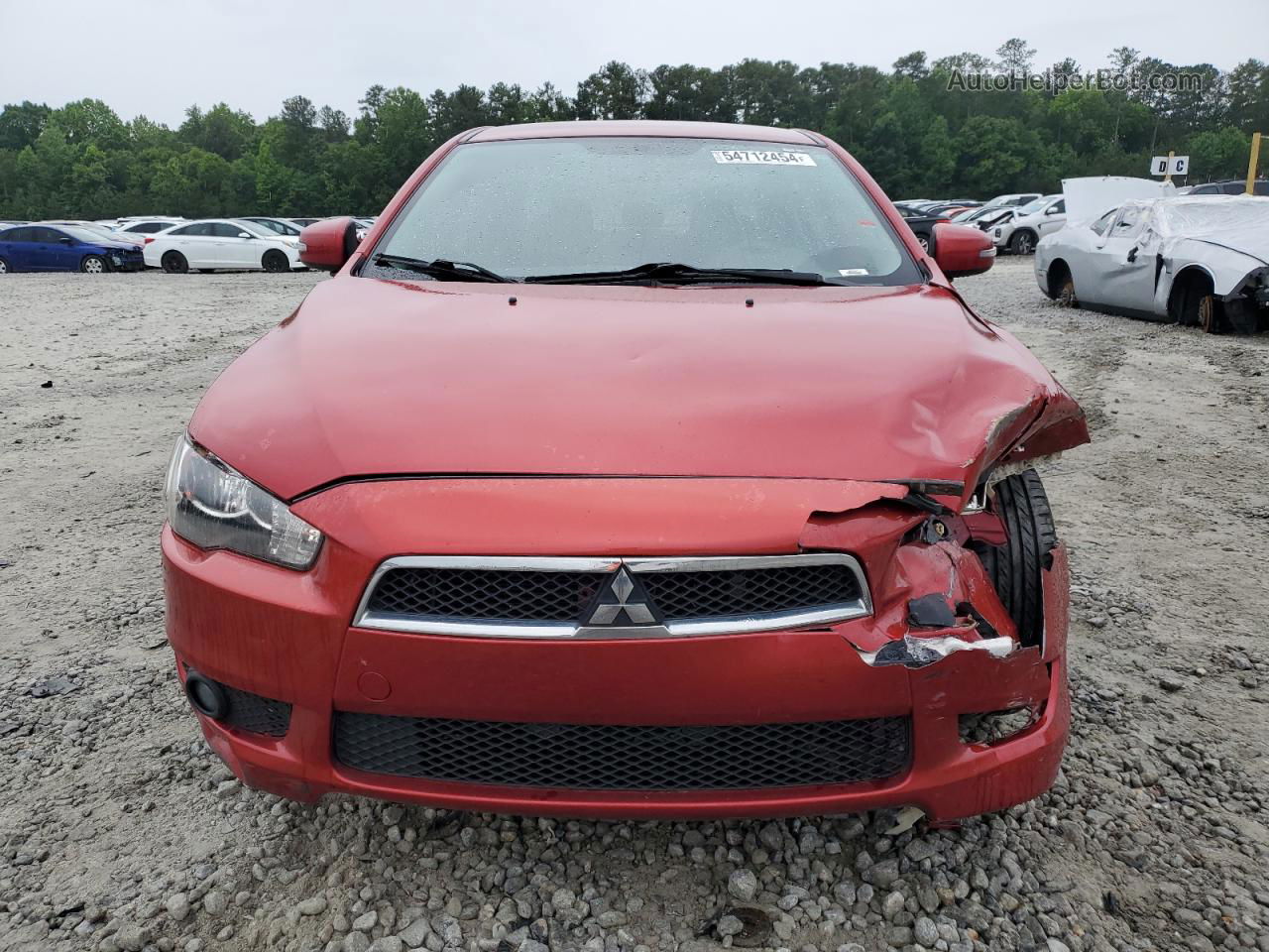 2015 Mitsubishi Lancer Es Red vin: JA32U2FU7FU025979