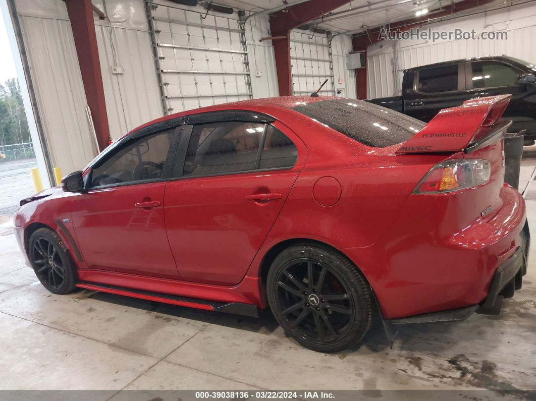 2016 Mitsubishi Lancer Es Red vin: JA32U2FU8GU007248