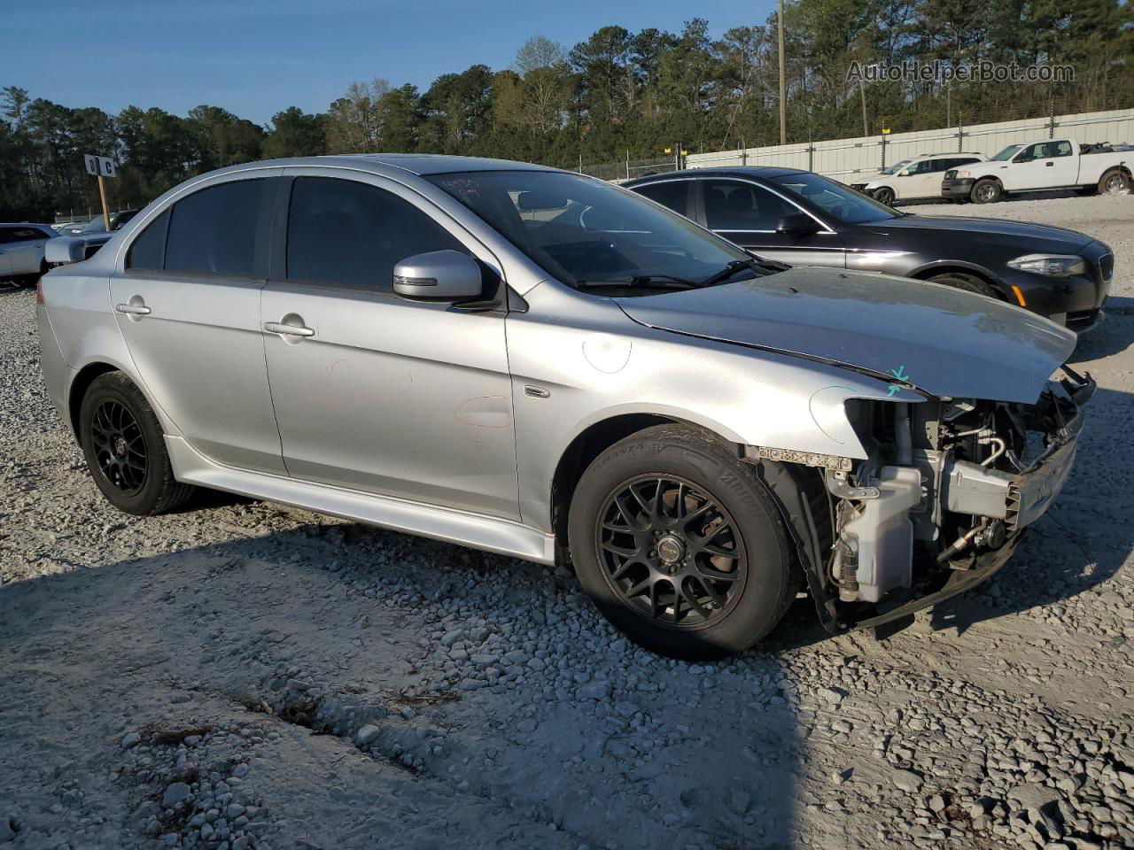 2016 Mitsubishi Lancer Es Silver vin: JA32U2FU9GU009395