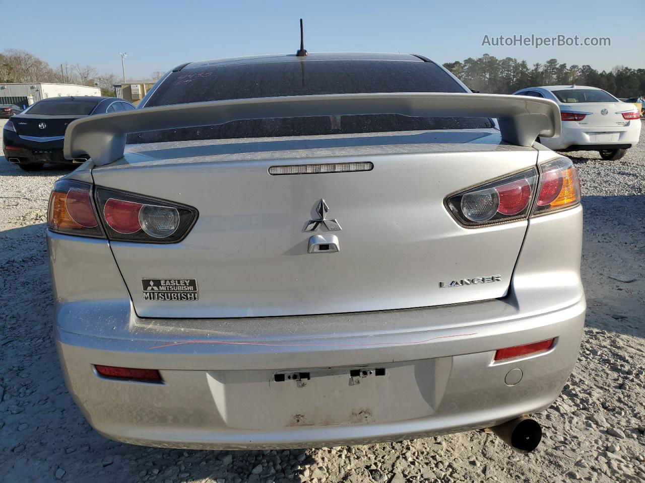 2016 Mitsubishi Lancer Es Silver vin: JA32U2FU9GU009395