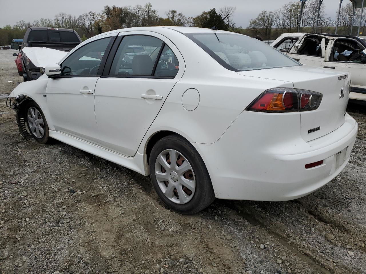 2015 Mitsubishi Lancer Es White vin: JA32U2FUXFU006701