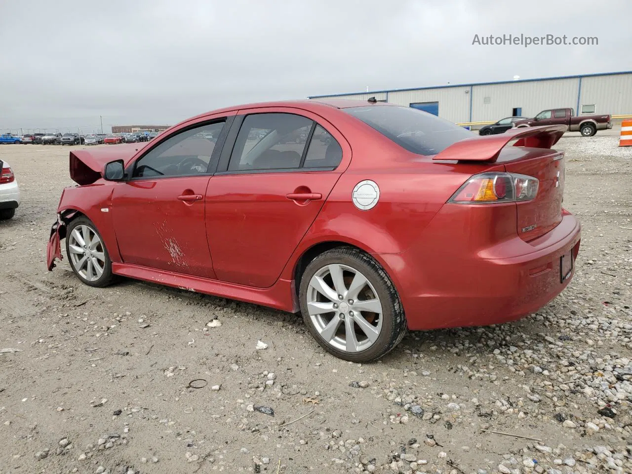 2013 Mitsubishi Lancer Gt Red vin: JA32U8FW4DU015802