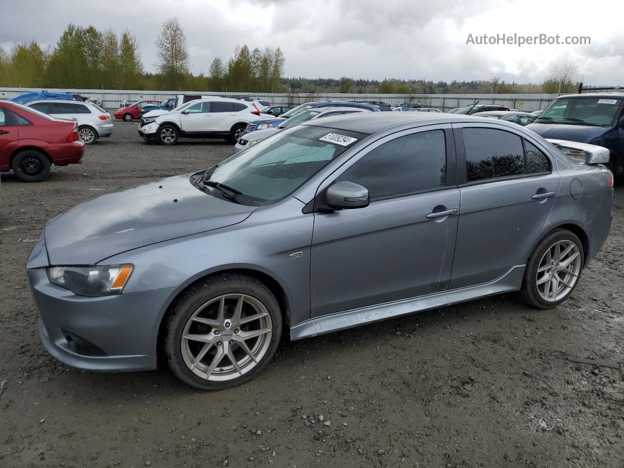 2015 Mitsubishi Lancer Gt Серый vin: JA32U8FW5FU005668