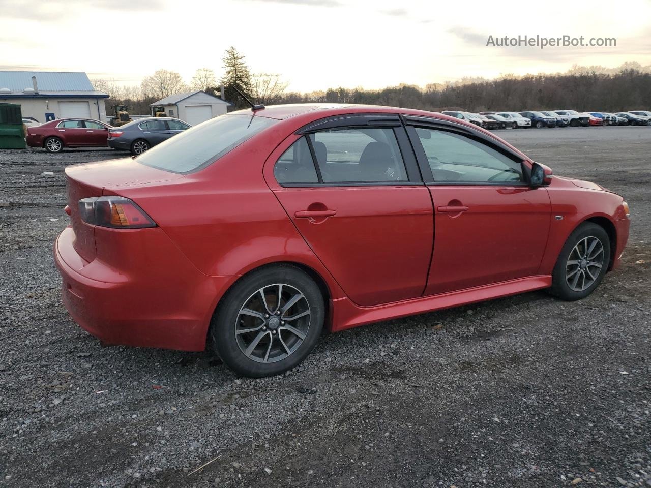 2015 Mitsubishi Lancer Se Red vin: JA32V2FW0FU002087