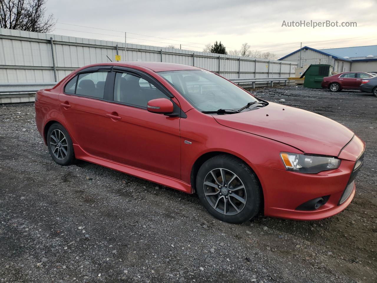 2015 Mitsubishi Lancer Se Red vin: JA32V2FW0FU002087