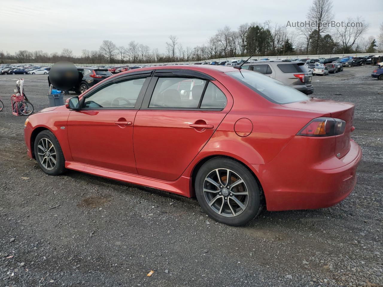 2015 Mitsubishi Lancer Se Red vin: JA32V2FW0FU002087