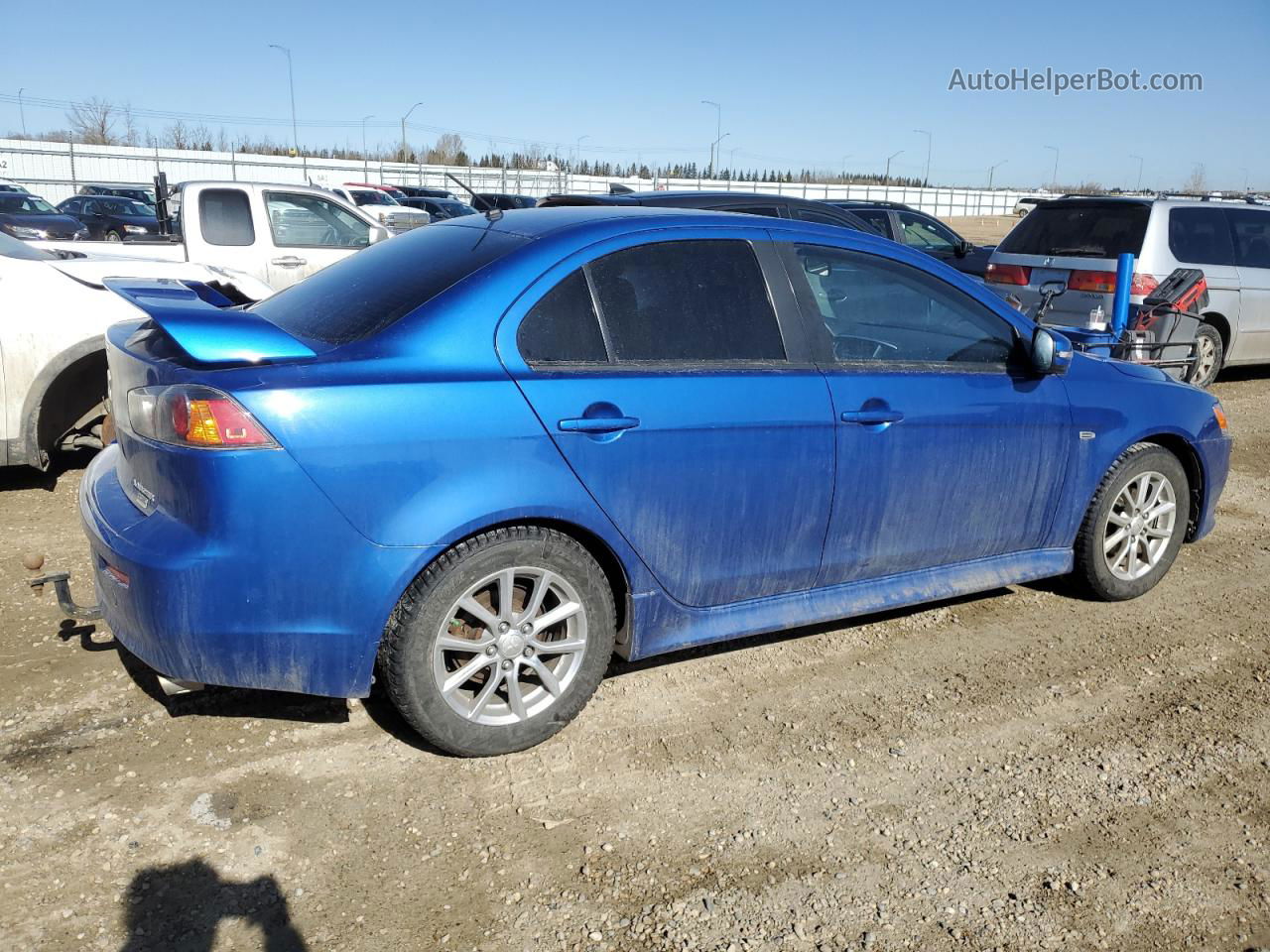 2015 Mitsubishi Lancer Se Blue vin: JA32V2FW2FU604084