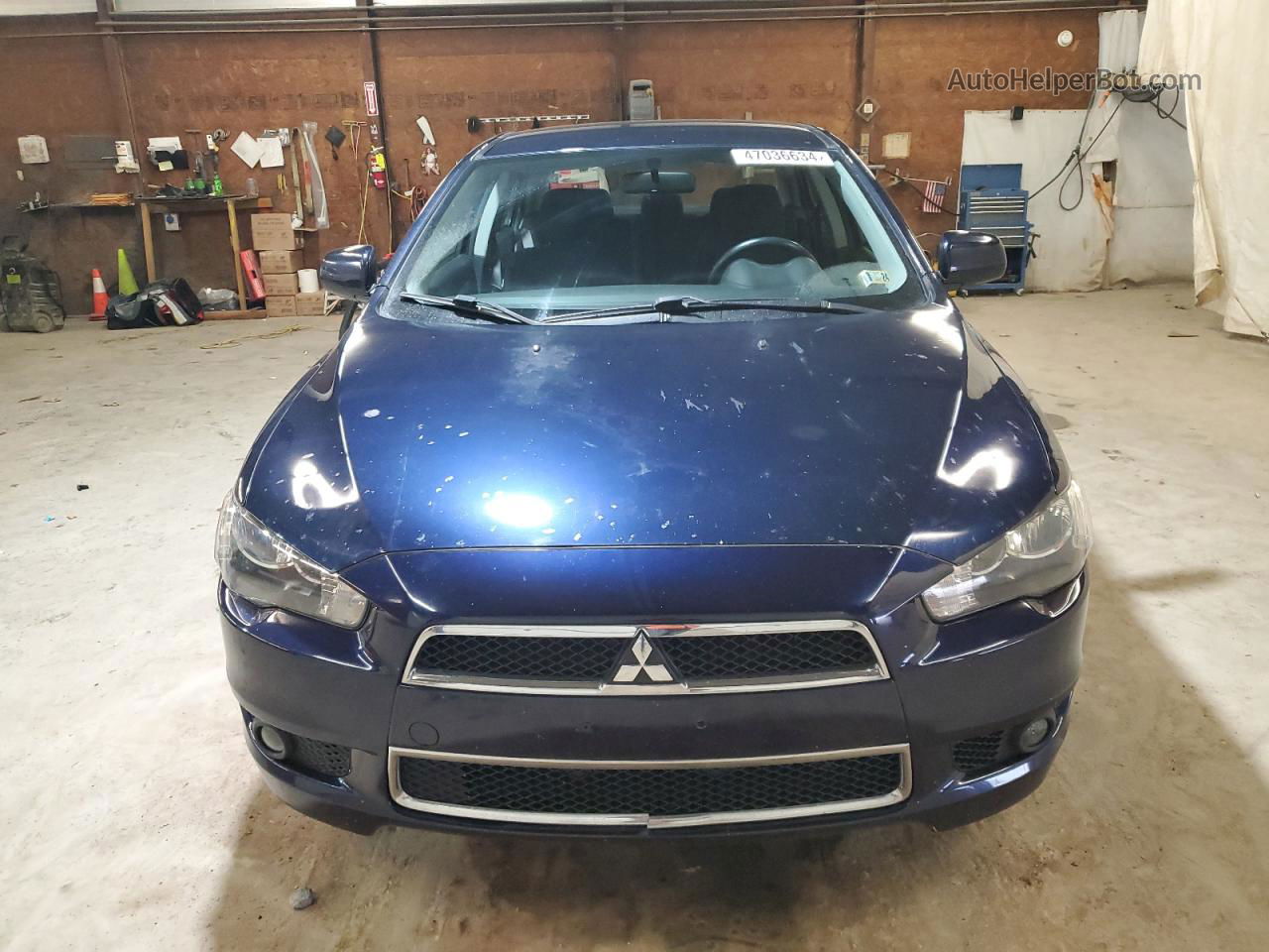 2013 Mitsubishi Lancer Se Blue vin: JA32V2FW3DU012299