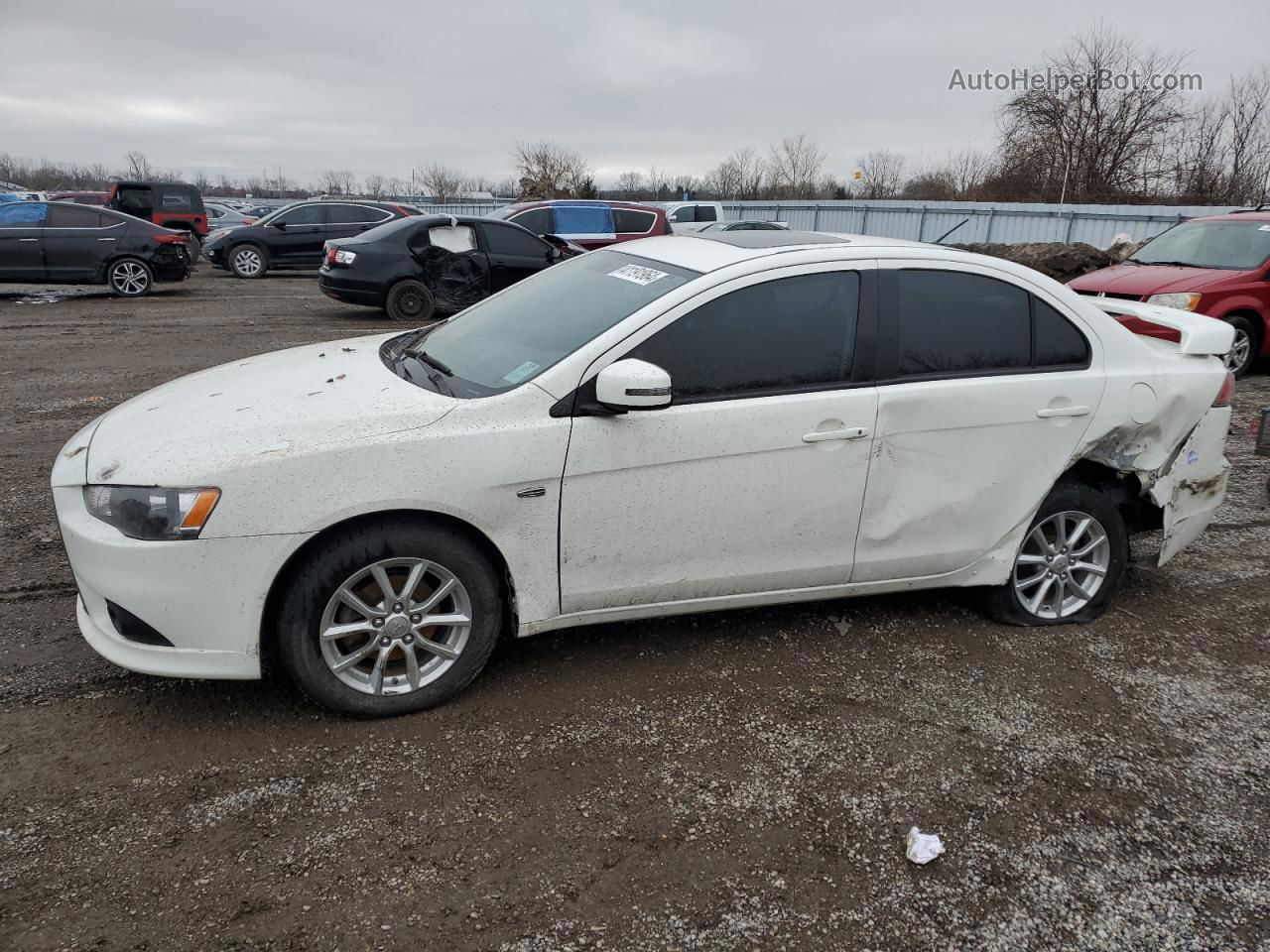 2015 Mitsubishi Lancer Se White vin: JA32V2FW3FU607964