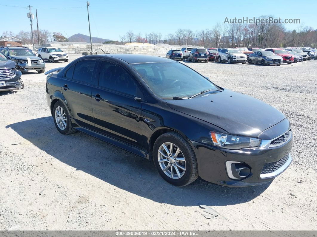 2016 Mitsubishi Lancer Es Черный vin: JA32V2FW7GU002928