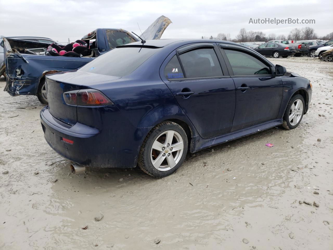 2013 Mitsubishi Lancer Se Синий vin: JA32V2FW8DU012122