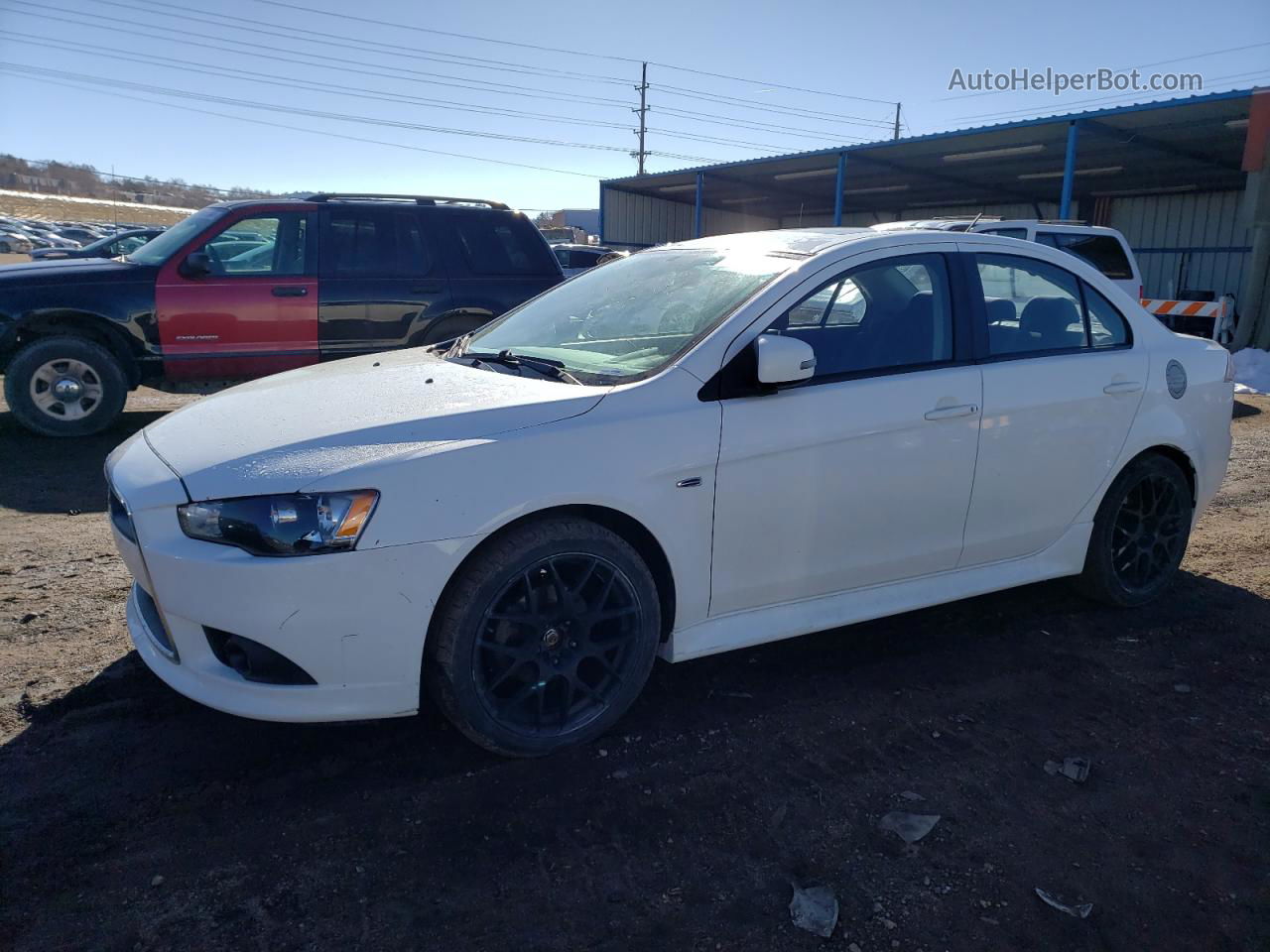 2015 Mitsubishi Lancer Se White vin: JA32V2FWXFU021228