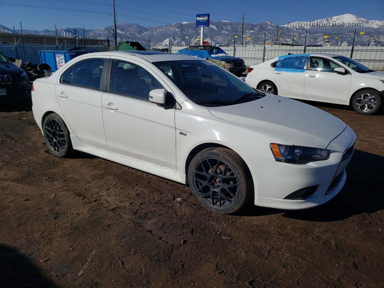 2015 Mitsubishi Lancer Se White vin: JA32V2FWXFU021228