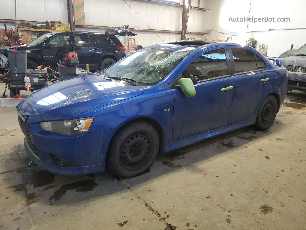 2015 Mitsubishi Lancer Se Blue vin: JA32V2FWXFU600977