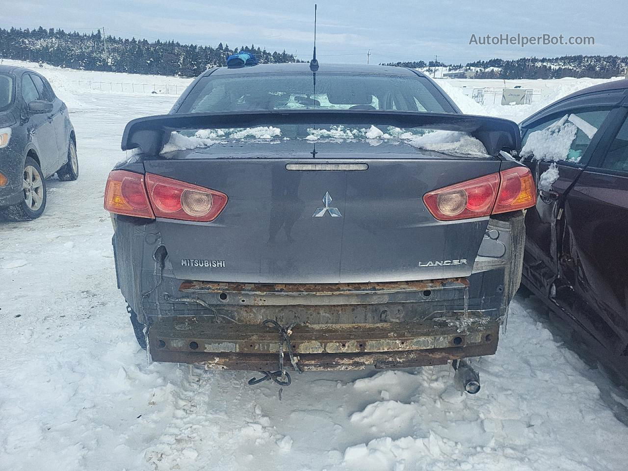 2009 Mitsubishi Lancer De Gray vin: JA3AU16U29U612701