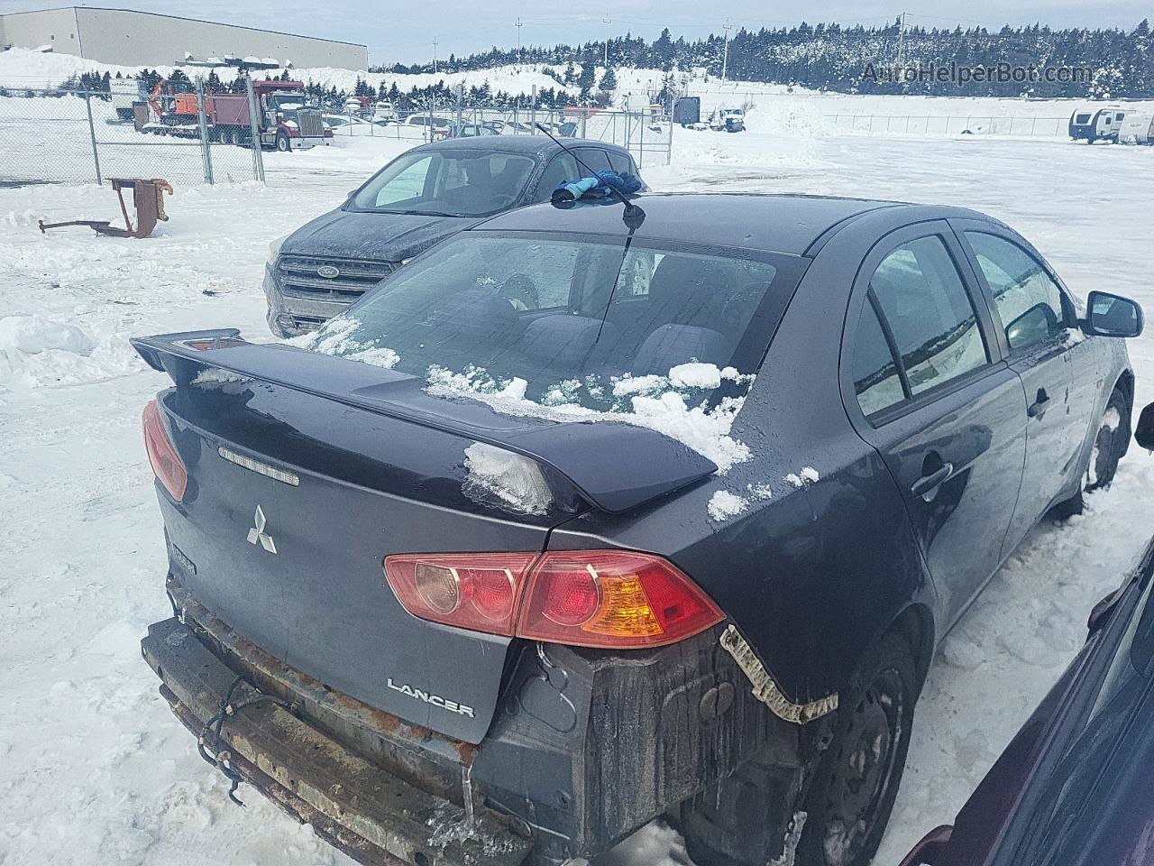 2009 Mitsubishi Lancer De Gray vin: JA3AU16U29U612701