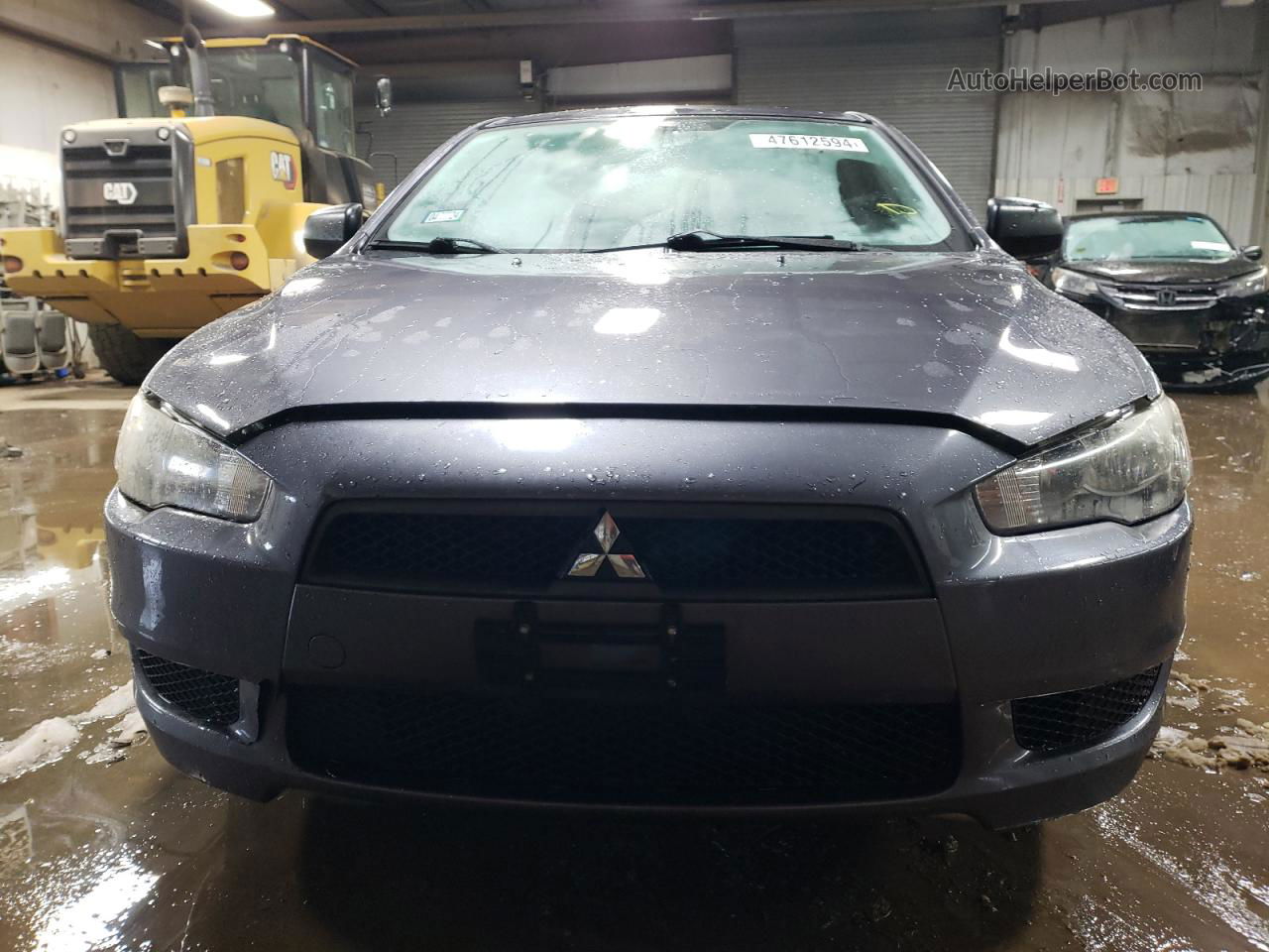 2009 Mitsubishi Lancer De Gray vin: JA3AU16U99U022639