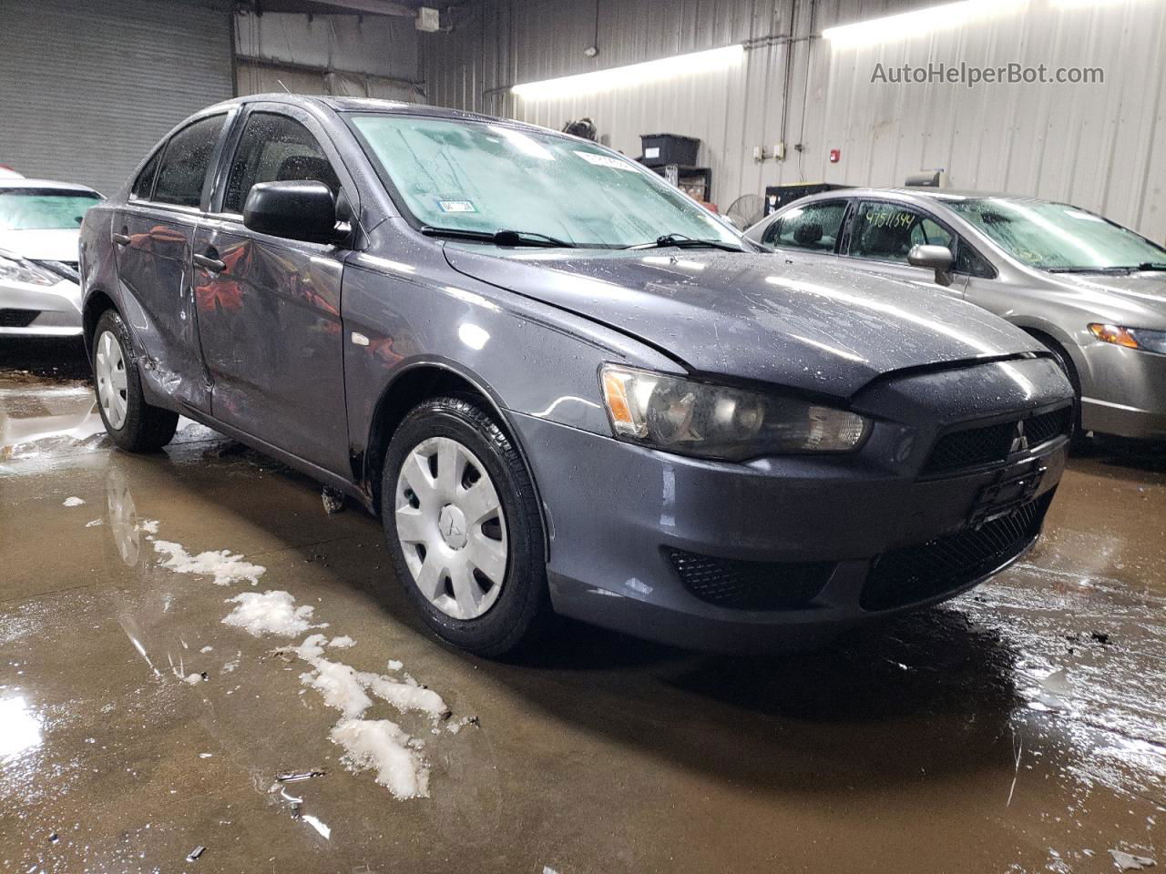 2009 Mitsubishi Lancer De Gray vin: JA3AU16U99U022639