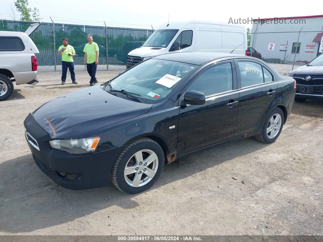 2009 Mitsubishi Lancer Es/es-sport Черный vin: JA3AU26U09U016198