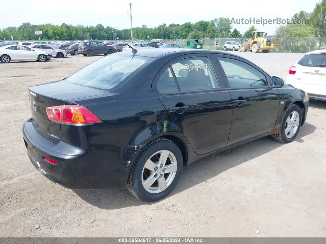 2009 Mitsubishi Lancer Es/es-sport Черный vin: JA3AU26U09U016198