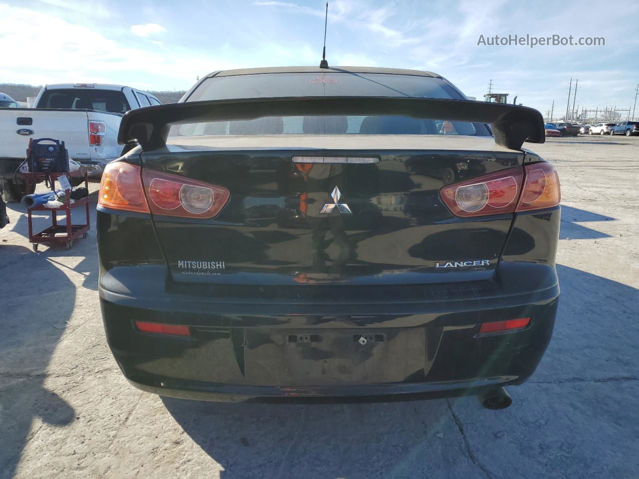 2009 Mitsubishi Lancer Es/es Sport Black vin: JA3AU26U39U004448