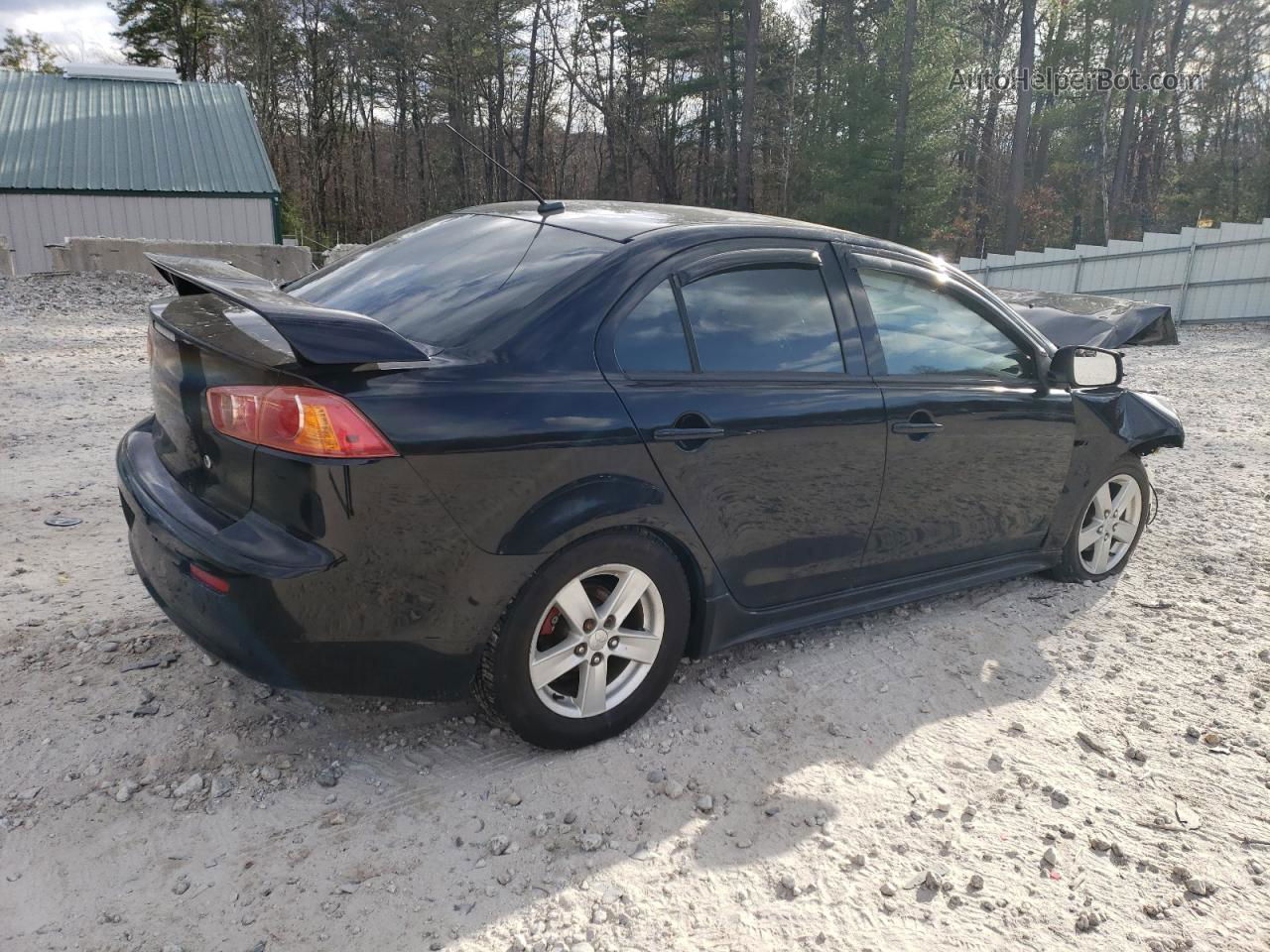 2009 Mitsubishi Lancer Es/es Sport Black vin: JA3AU26U49U020366