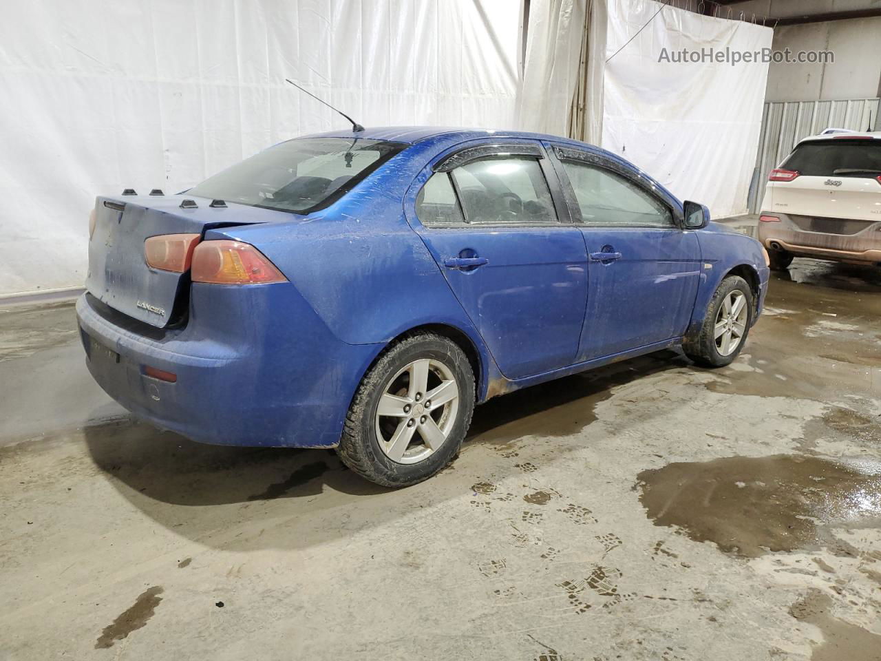 2009 Mitsubishi Lancer Es/es Sport Blue vin: JA3AU26U59U021820